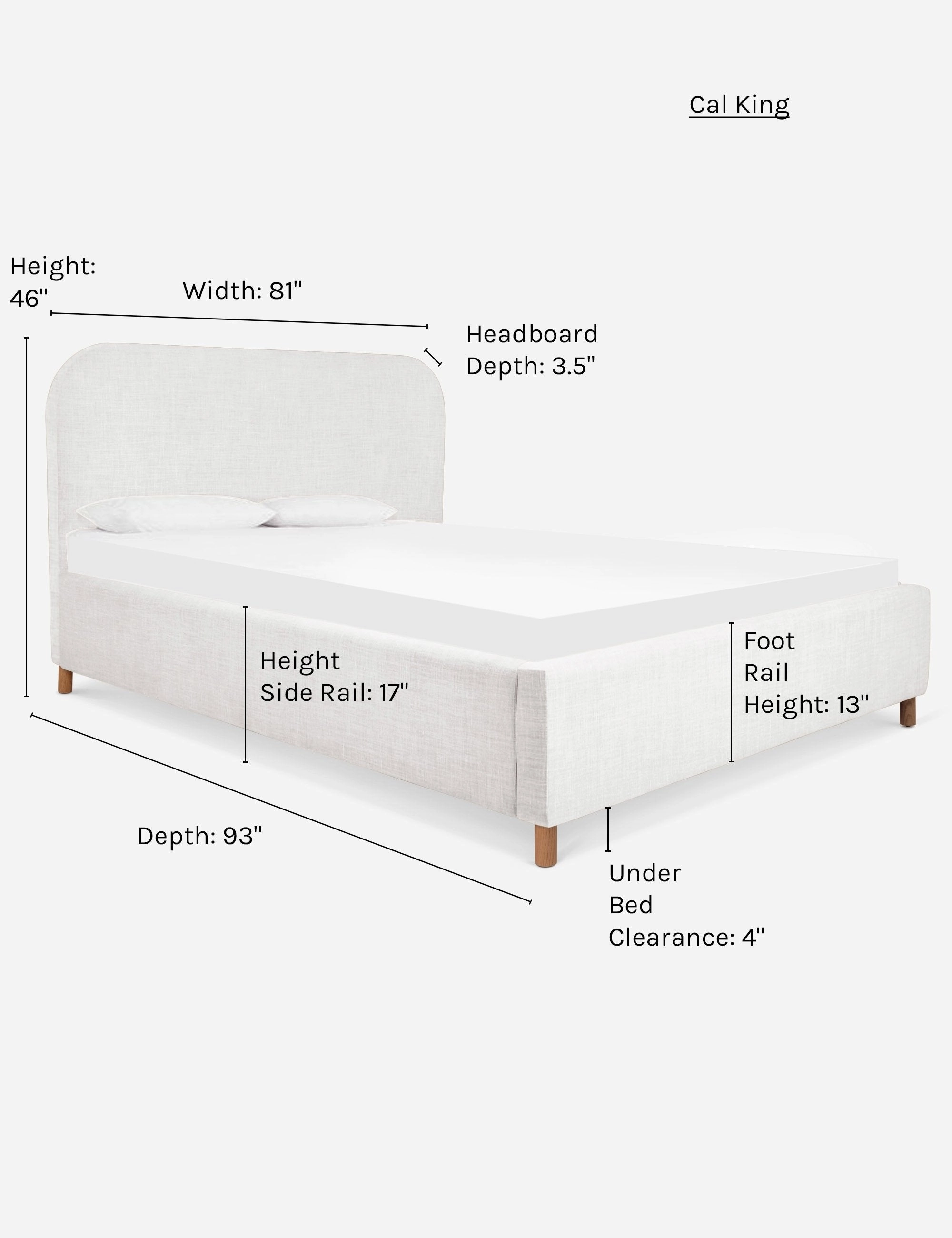 Solene Platform Bed