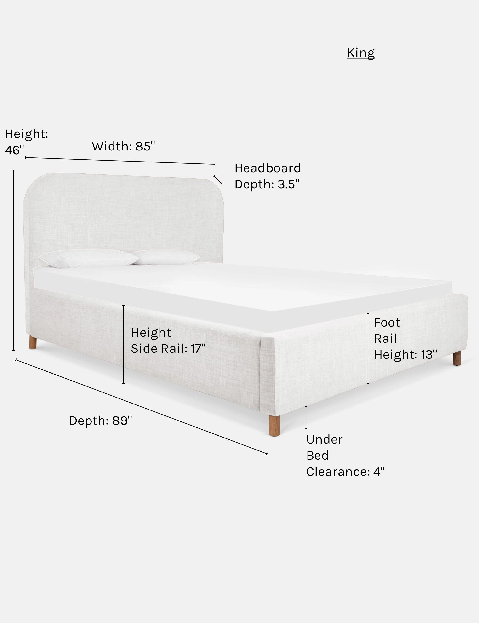 Solene Platform Bed
