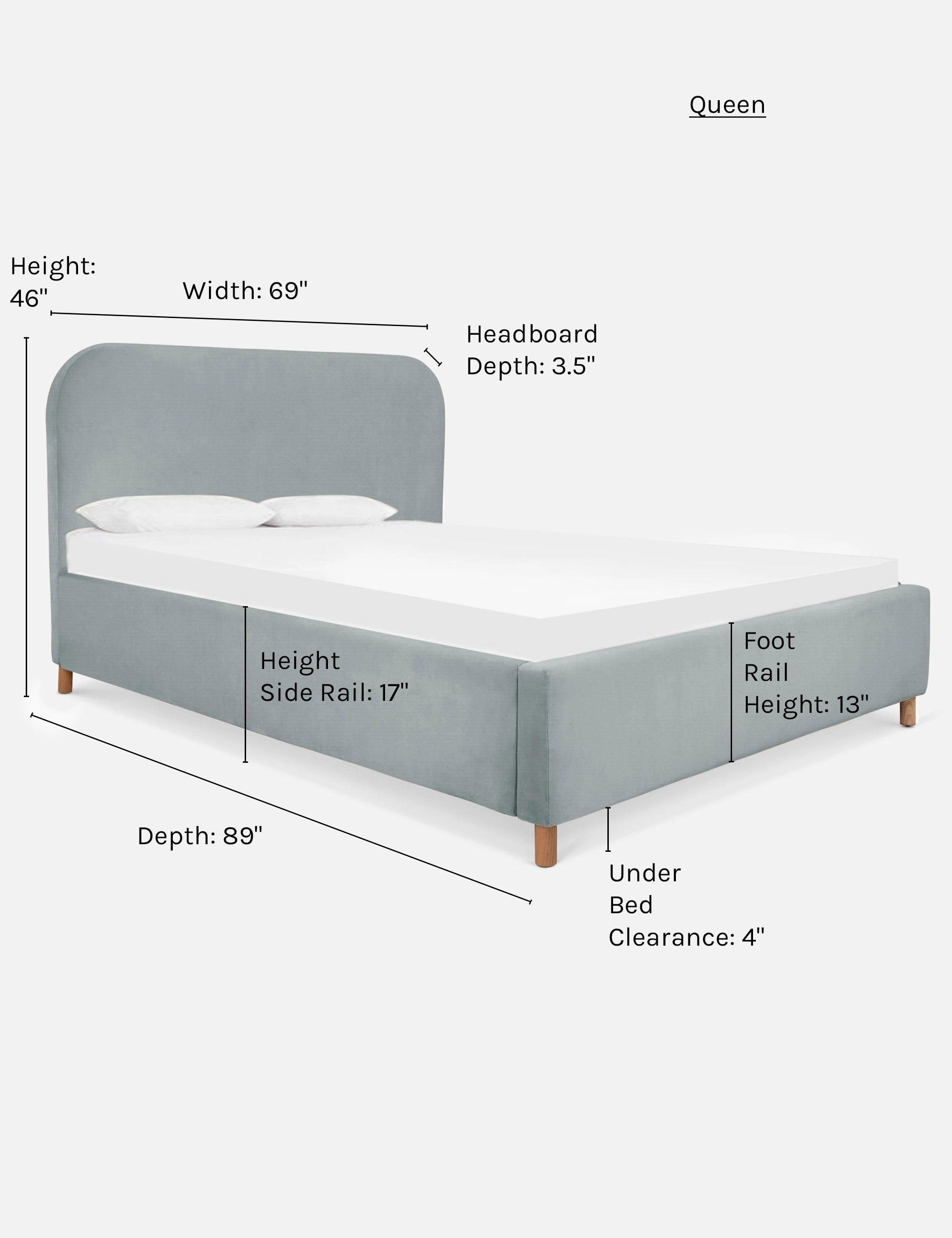 Solene Platform Bed