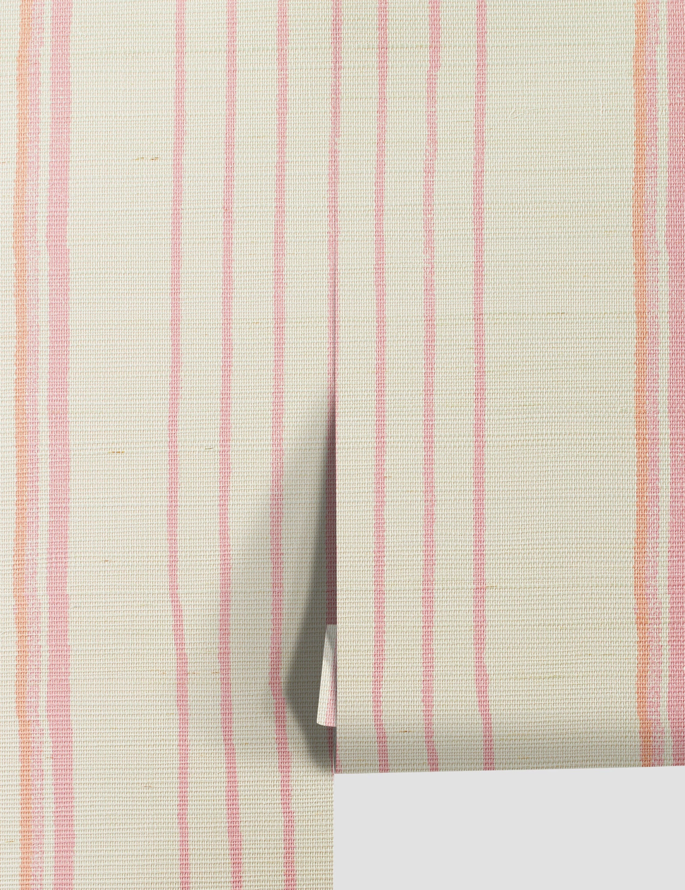Two Tone Stripe Grasscloth Wallpaper By Nathan Turner