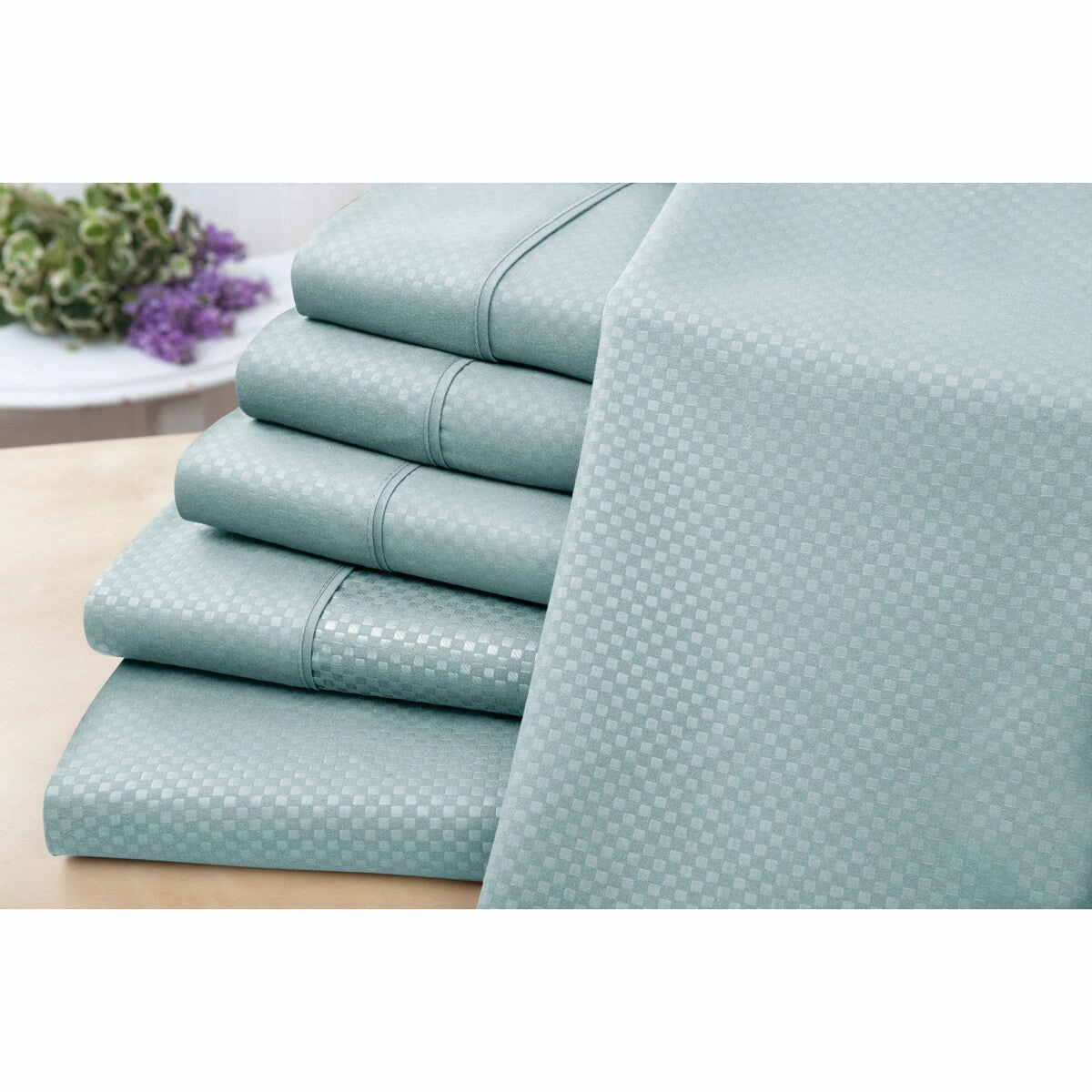 US Army 6 Piece Embossed Check Sheet Set