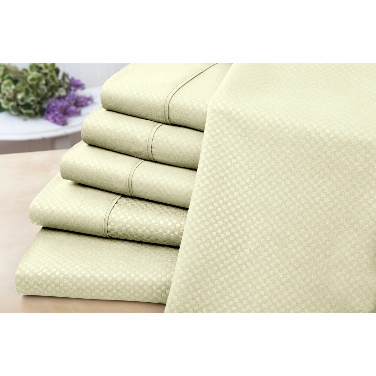 US Army 6 Piece Embossed Check Sheet Set