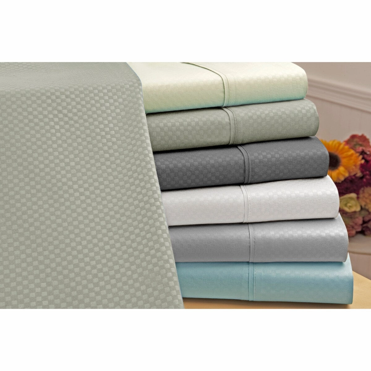 US Army 6 Piece Embossed Check Sheet Set