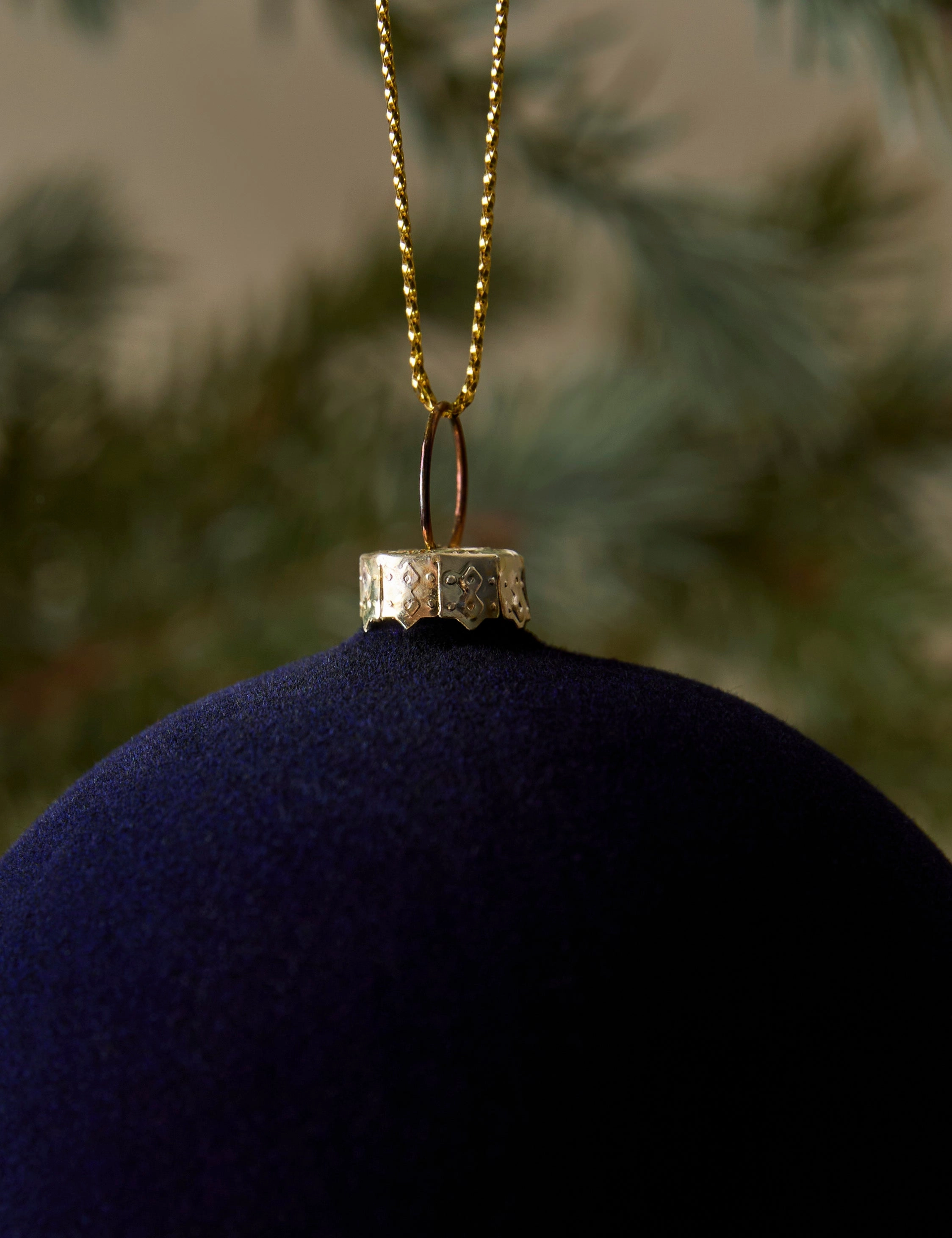 Velvet Ball Ornament (Set of 2) by Cody Foster and Co