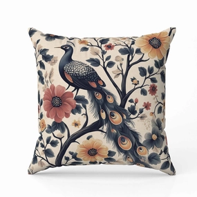 Vibrant Vista Faux Suede Reversible Throw Pillow Gray and Rust